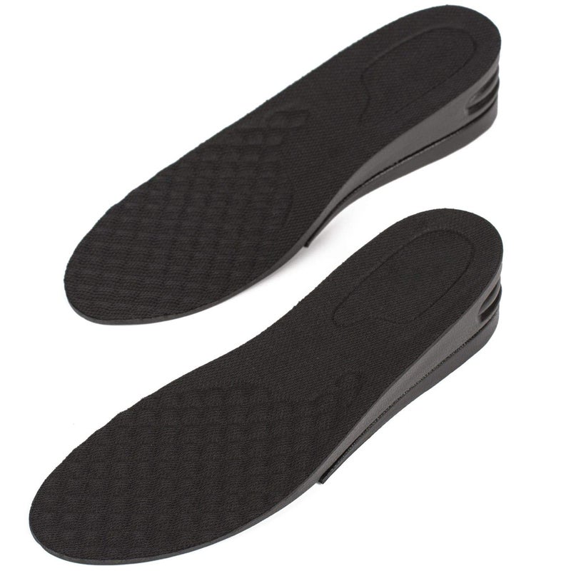 Height Increase Adjustable Elevator Shoe Lift Insoles for Men 1 or 15 Inch Taller Heightening Liftkits Size Small